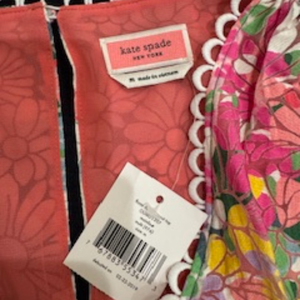 NEW WITH TAGS! Kate Spade floral dots burnout top, $228, med - Picture 4 of 7